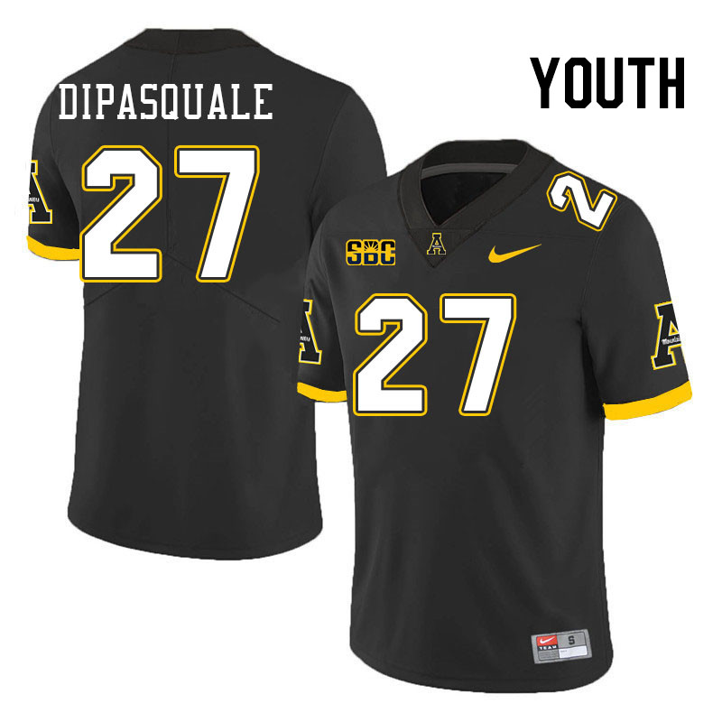 Youth #27 Michael Dipasquale Appalachian State Mountaineers College Football Jerseys Stitched Sale-B